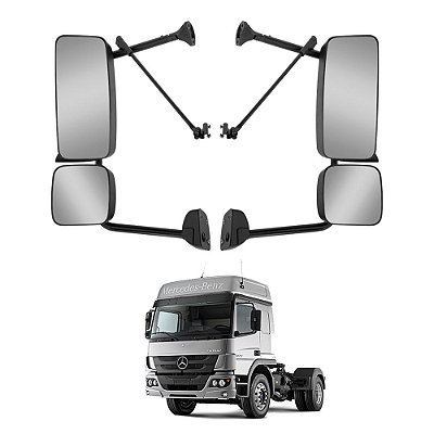 Retrovisor c Auxiliar Compatível c Mercedes Axor Atego LD LE