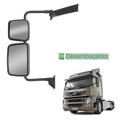 Espelho c Auxiliar Volvo VM 2006 em Diante c Desembaçador LE