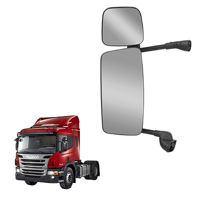 Espelho Retrovisor com Auxiliar p SC S5 P250 até 2018 LE