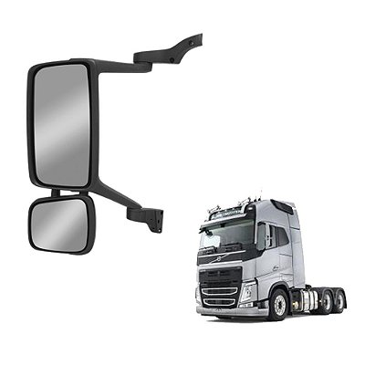 Retrovisor c Auxiliar p Volvo FM 2019 2020 LE s Desembaçador