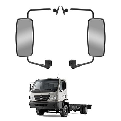 Espelho Retrovisor para MB Accelo II Econômico Convexo LD LE