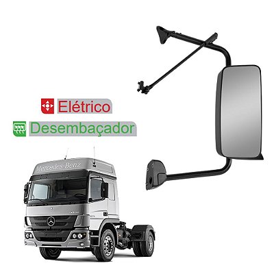 Retrovisor p Mercedes-Benz Atego c Desembaçador Elétrico LD