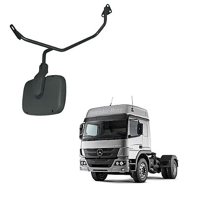 Espelho Auxiliar Frontal Convexo para MB Atego Axor Cab Alta