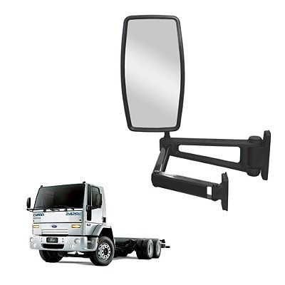 Espelho Retrovisor p Ford Cargo 2422E/2428E 2009 Convexo LE