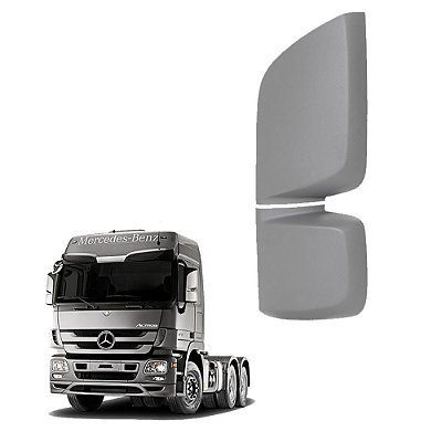 Capa Externa Cinza p Retrovisor para MB Actros 2019 2020 LE