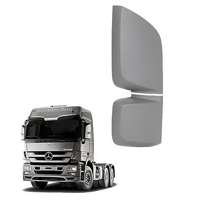 Capa Externa Cinza Espelho Retrovisor MB Actros 2016/2020 LD
