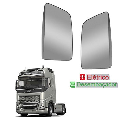 Espelho p Volvo FH 2020 2021 com Desembaçador Elétrico LE LD