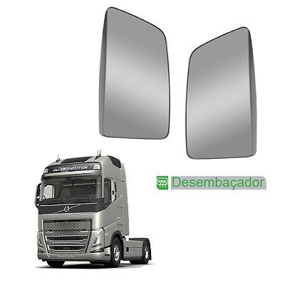 Espelho Retrovisor p Volvo FH 2015/2021 c Desembaçador LE LD