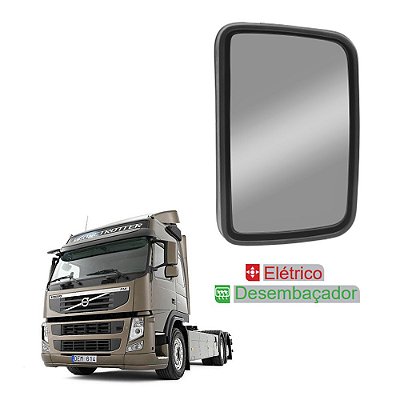 Retrovisor p Volvo VM 2006 em Diante c Desembaçador Elétrico