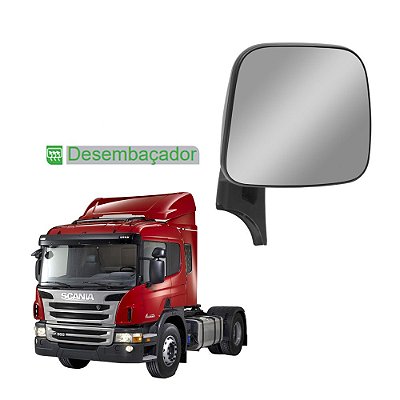 Espelho Auxiliar p Scania P340/P360 até 2018 c Desemb LD