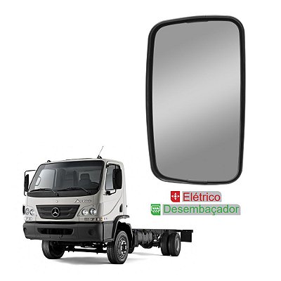 Retrovisor p Mercedes-Benz Accelo I c Desembaçador Elétrico