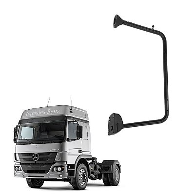 Braço Retrovisor c Auxiliar MB Axor Atego 2010 2011 2012 LE
