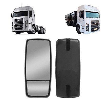 Espelho Retrovisor para Ford Cargo Euro 3 2012 Bifocal Plano