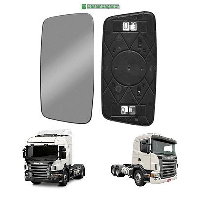 Base c Vidro Espelho p SC P310/P340 Convexo c Desembaçador