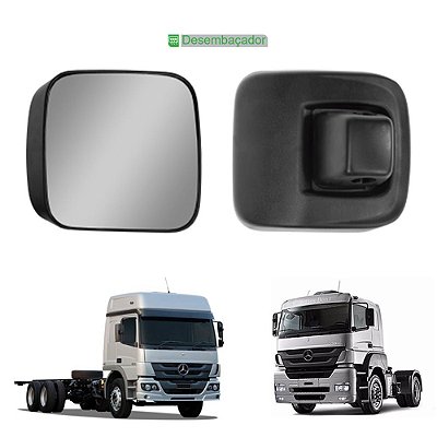 Retrovisor Auxiliar p MB Axor Atego 2009 2010 c Desembaçador