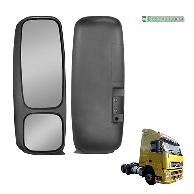 Espelho p Volvo FH/FM 2009 Bifocal Convexo c Desembaçador LD