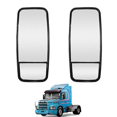 2 Espelho Retrovisor Bifocal para SC T/R 112 113 142 Convexo