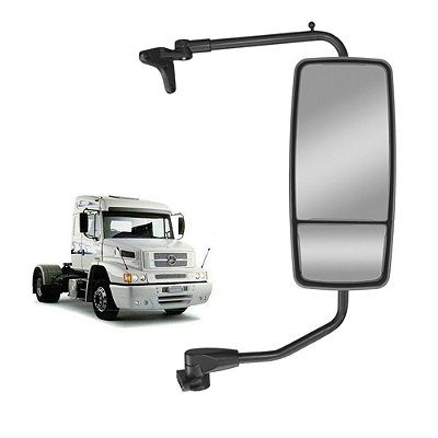Conjunto Retrovisor p Mercedes Atron 1635 Convexo Bifocal LD