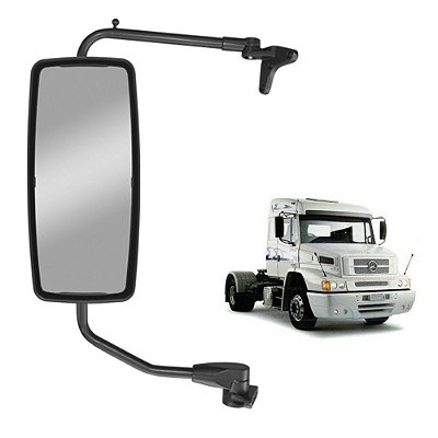 Conjunto Espelho p MB 1634 1938 2638 LS Convexo Lado Direito