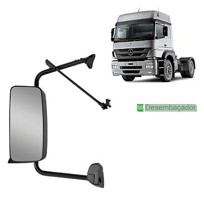 Espelho Retrovisor p Axor Atego 2007/2013 c Desembaçador LE