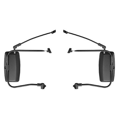 Par Espelho Retrovisor Completo p VW 18.310/31.310 Convexo