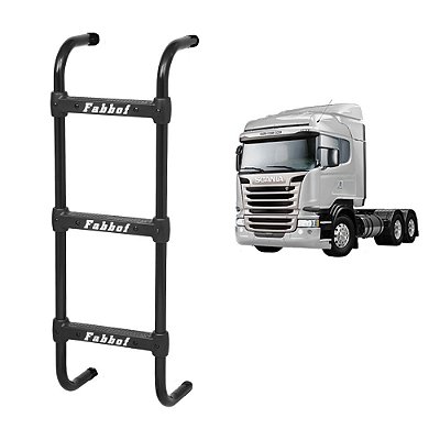 Estribo Traseiro Scania P/G 2019 a 2021 NTG 3 Degraus 1122mm