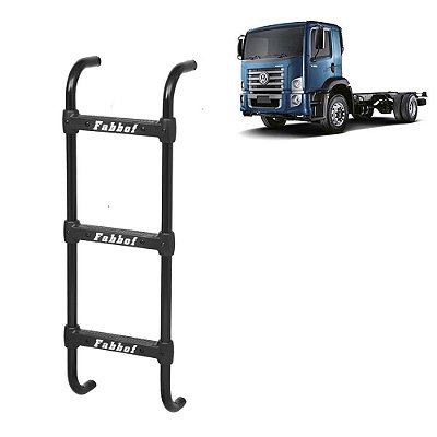 Estribo Traseiro Preto para Volkswagen 3 Degraus 920mm