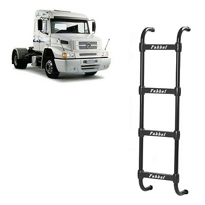 Estribo para Mercedes-Benz Axor 4 Degraus - 1400mm Preto