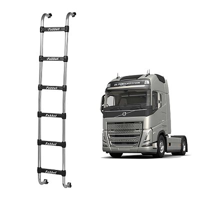Estribo Traseiro p Volvo FH/NH Globetrotter 2014 6 Degraus