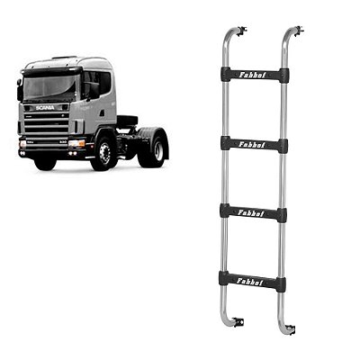 Escada Traseira SC T/R 114/124 G/R até 2018 4 Degrau 1460mm