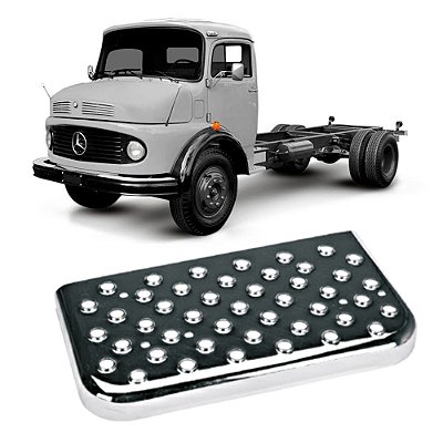 Conjunto Estribo Lateral p Mercedes-Benz 1113/1114 - Zincado