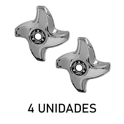 Calota 4 Pontas Helicoidal Aro 16/17,5 Lado Direito - 4 Un