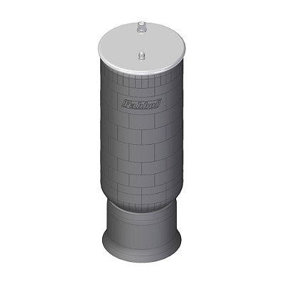 Bolsa Pneumática Suspensão Eixo Carreta Noma com Base