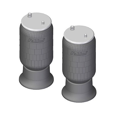 Kit Fole Pneumática Suspensão Eixo c/ Base VW Titan - 2 Un