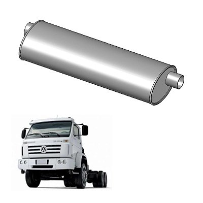 Silencioso Escapamento Delivery 8.150 2000 A 2011 2R0253121G