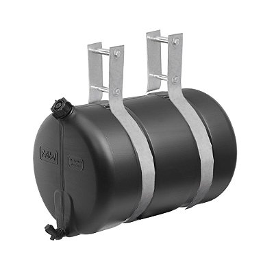 Barrica D'água Plástica 40 Litros Completa Preta