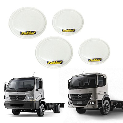 Protetor Farol Accelo/Atego 2012/2017 Mb Acrílico Cristal