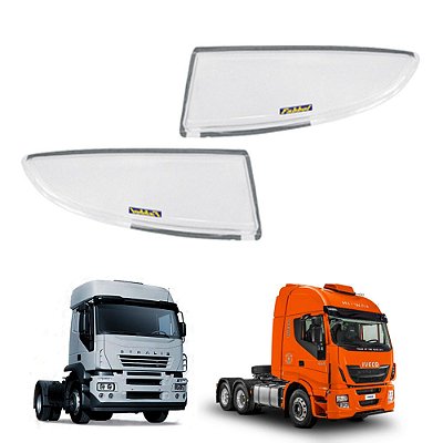 Protetor Farol Auxiliar Iveco Stralis 2008/2017 Acrílico