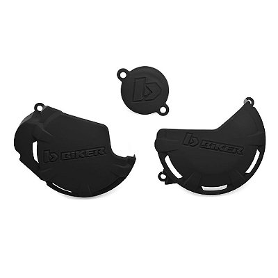 Protetor De Tampas Do Motor Honda Crf 250F - Preto