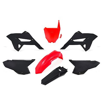 Kit Plástico R1DE CRF 230 2012 2013 2014 2015-Vermelho