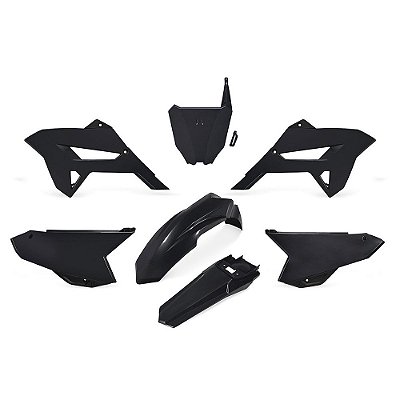 Kit Plástico R1DE CRF 230 2018 2019 2020 2021 2022 - Preto