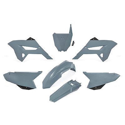 Kit Plástico R1DE CRF 230 2013 2014 2015 2016 2017 - Cinza