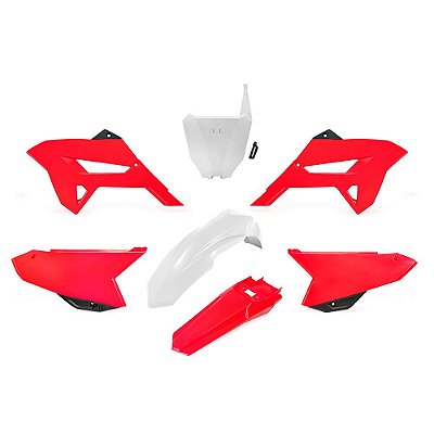 Kit Plástico R1DE CRF 230 2013 2014 2015 2016 2017 -- Branco