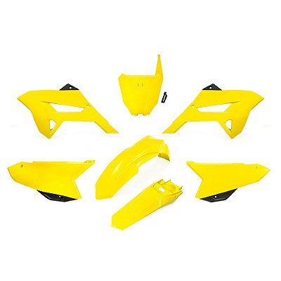 Kit Plástico R1DE CRF 230 2016 2017 2018 2019-Amarelo Neon