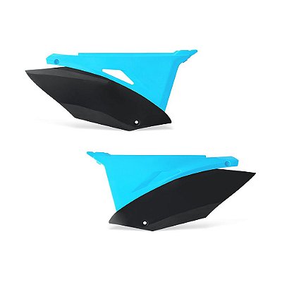 Tampa Lateral CRF 230 2008 2009 2010 2011 2012 Azul Neon