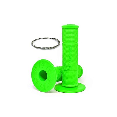 Par Manopla Diamond Grip (C/ Arame Inox) - Verde Neon