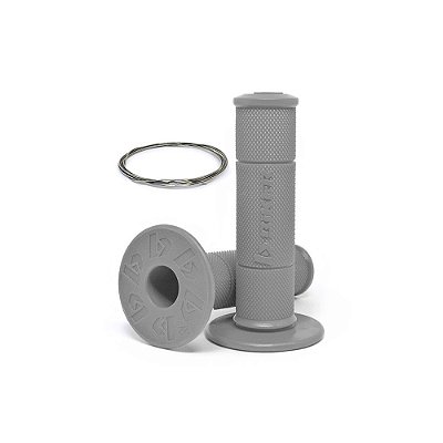 Par Manopla Diamond Grip (C/ Arame Inox) - Cinza