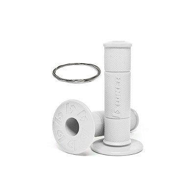 Par Manopla Diamond Grip (C/ Arame Inox) - Branco