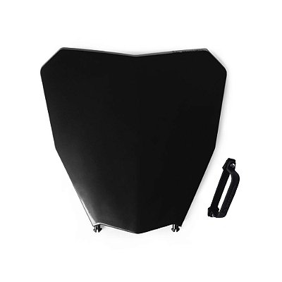 Number Plate NEXT CRF 250F C/ Passa Cabo - Preto