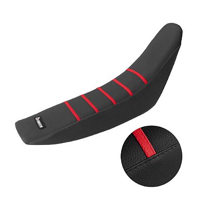 Capa Banco Gripper CASGAS 4T Preto/Vermelho